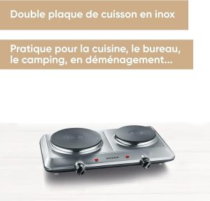 plaque de cuisson électrique double