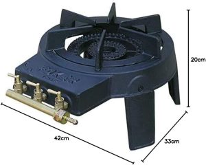 réchaud à gaz 3 robinets